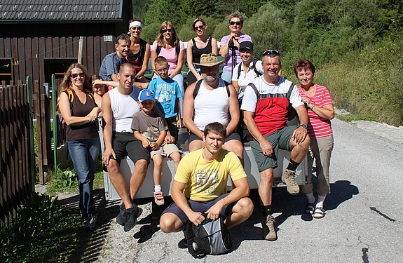 Wanderausflug am Unterberg bzw. Erlebnissteig Myrafälle am 10. und 11. September 2011