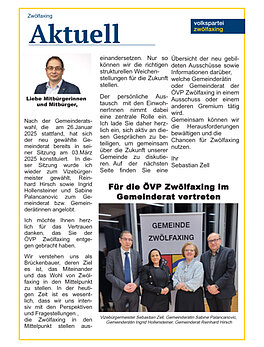 Gemeindeparteizeitung Mai 2025